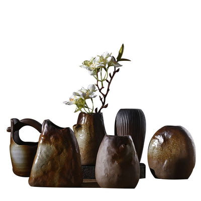 Stoneware Ceramic Hydroponic Vase