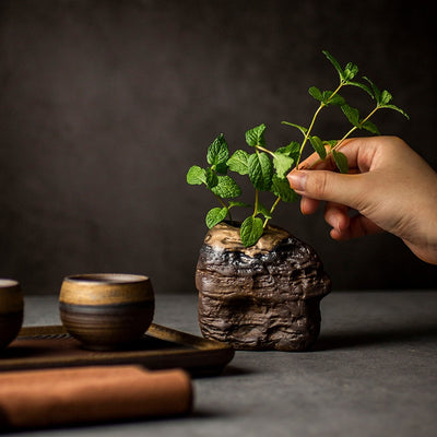 Bronze Ceramic flower vase