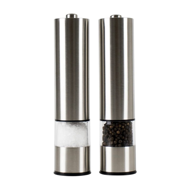 Batteries-Electric Salt and Pepper Mill Set of 2 Pcs, Model #2