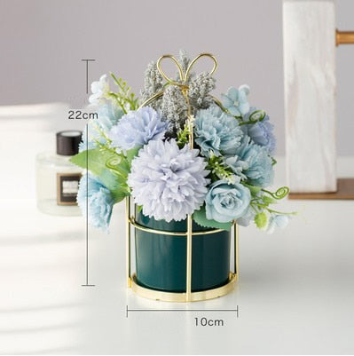 European Artificial Flower Pot