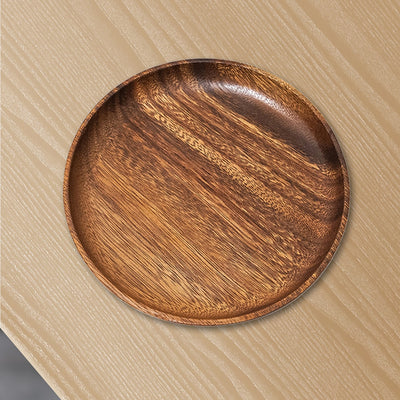 Durable Acacia Round Plates