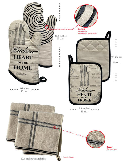 Canvas Oven Gloves