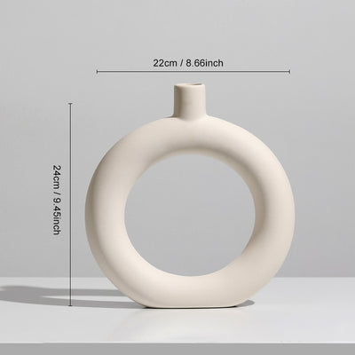 White Ceramic Vase