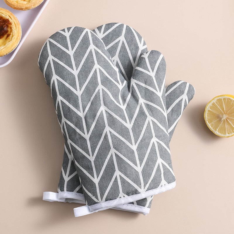 Cotton Oven Gloves, Model #2