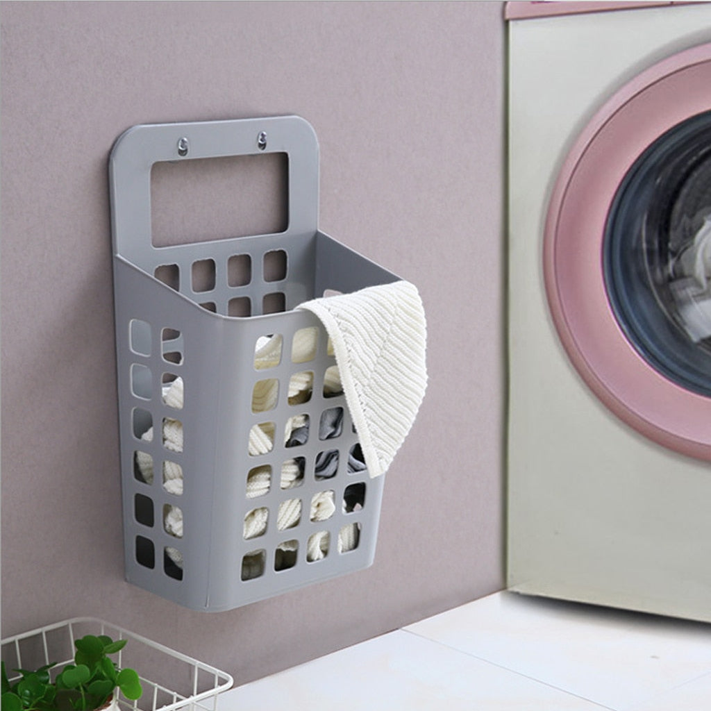 Plastic Basket Wall Hanging Laundry Basket