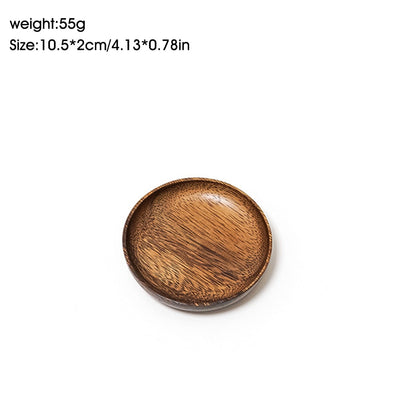 Durable Acacia Round Plates