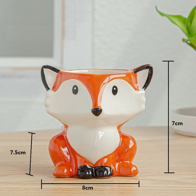 Animal Style Ceramic Vase