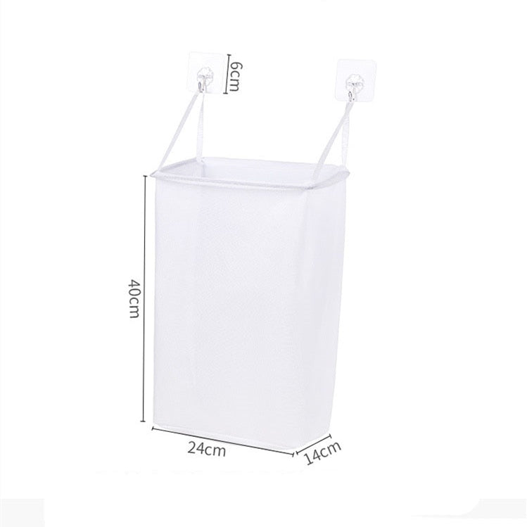 Foldable Mesh Wall Mounted Laundry Basket