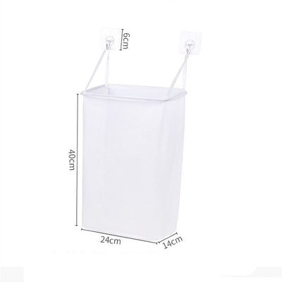 Foldable Mesh Wall Mounted Laundry Basket