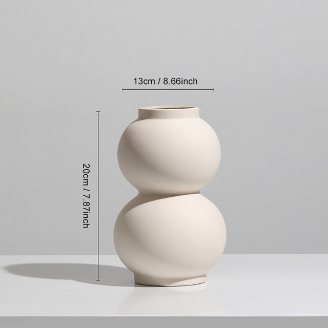 White Ceramic Vase