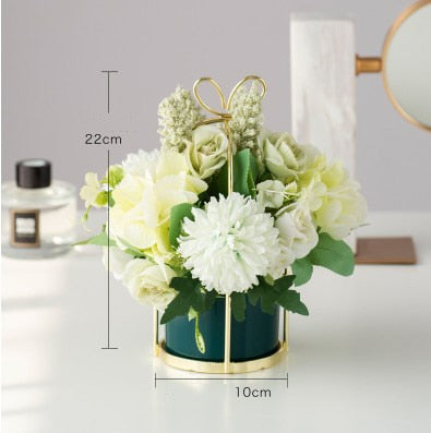 European Artificial Flower Pot