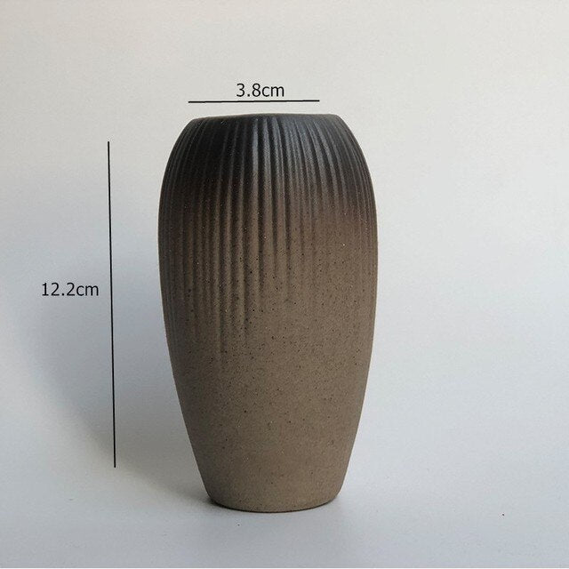 Stoneware Ceramic Hydroponic Vase