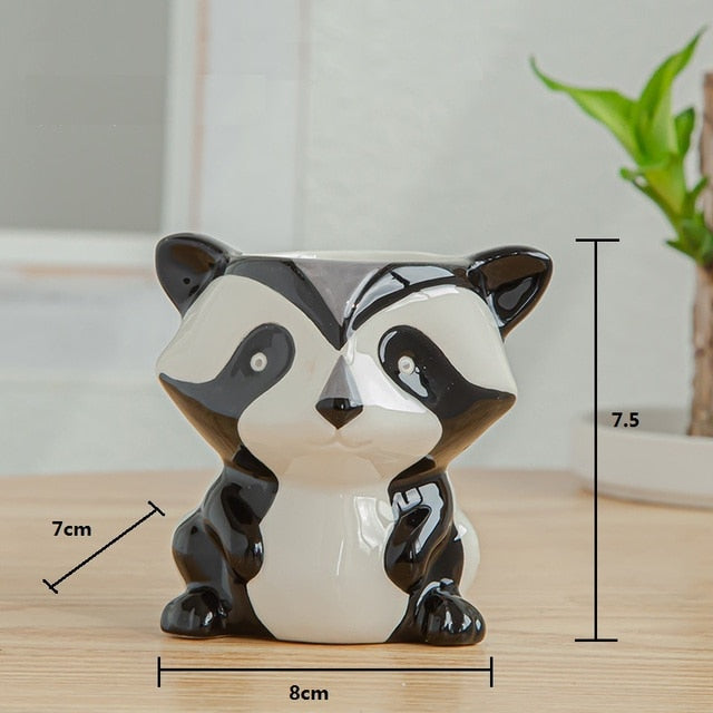 Animal Style Ceramic Vase