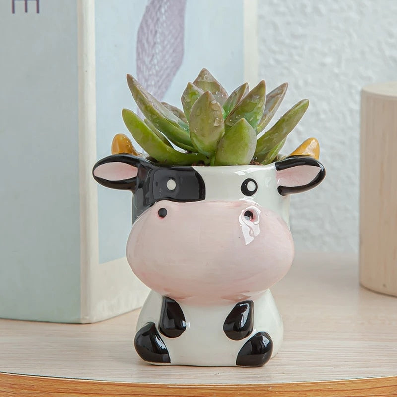 Animal Style Ceramic Vase