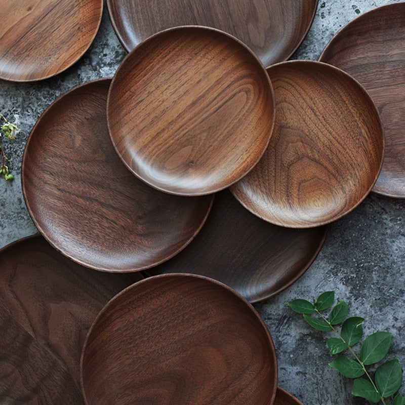 Black Walnut Wood Plate