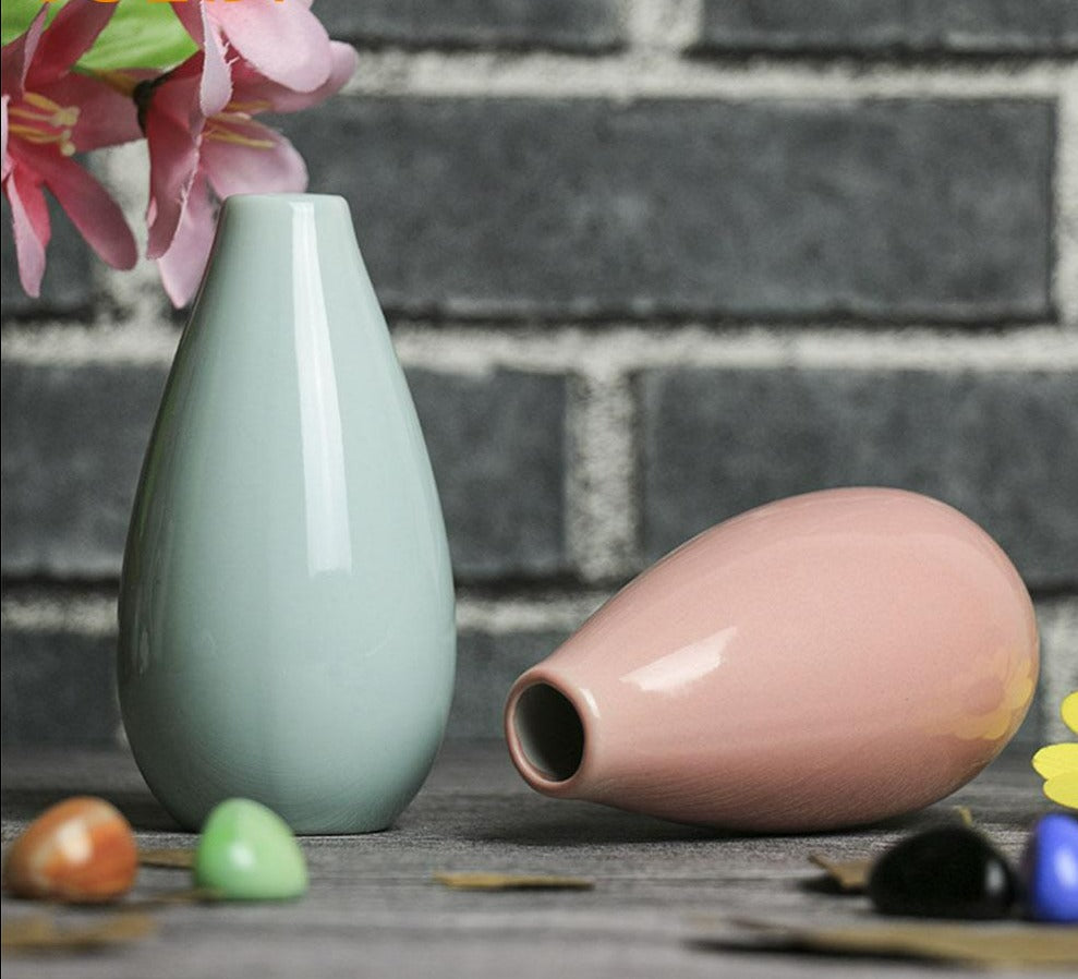 Mini Flower Ceramic Vases