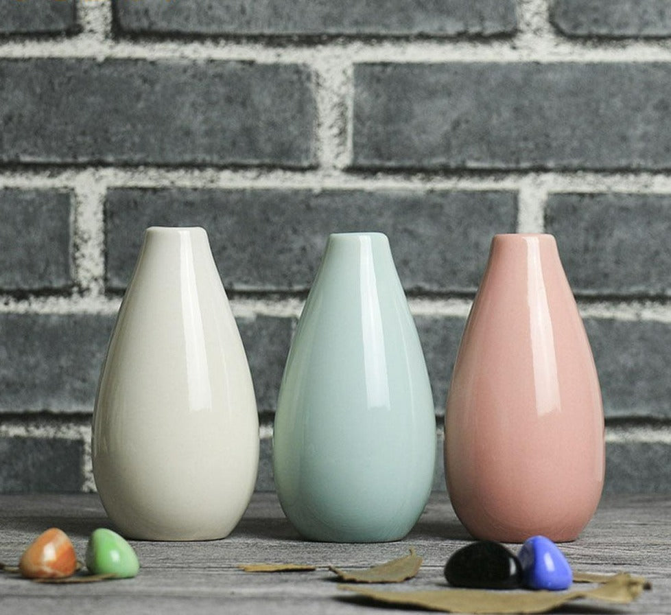 Mini Flower Ceramic Vases