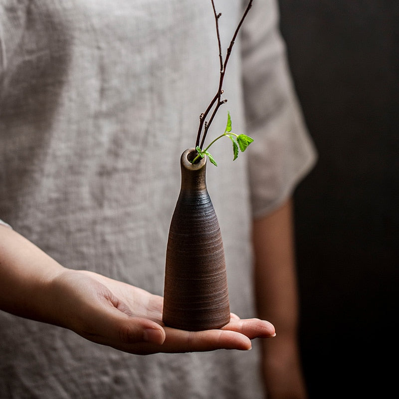 Bronze Ceramic flower vase