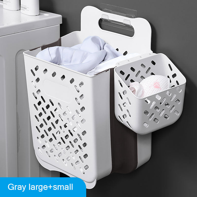 Bathroom Folding Dirty Clothes Storage Basket