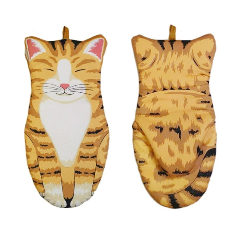 Cute Cotton Oven Gloves