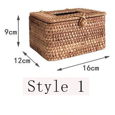 Handmade Rattan Tissue Box