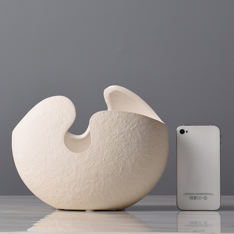 Luxury White Ceramic Vase