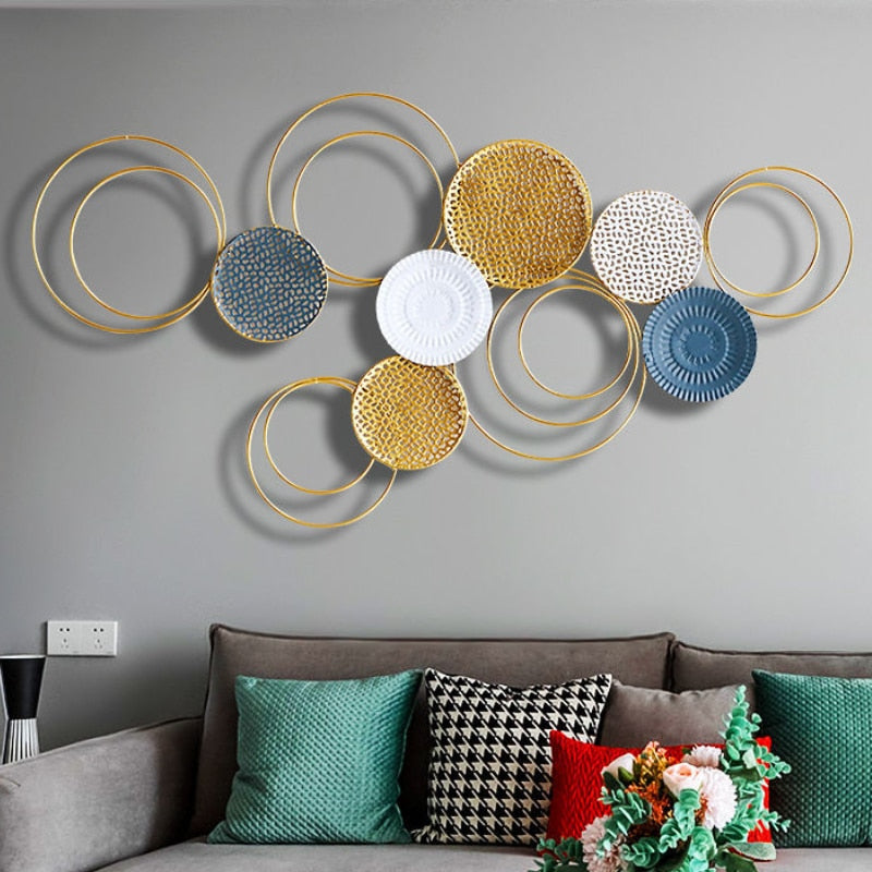 Spiral Luxury Handmade Metal Wall Decoration