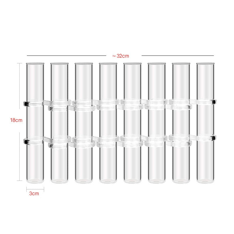 Clear Glass Vase Tubes