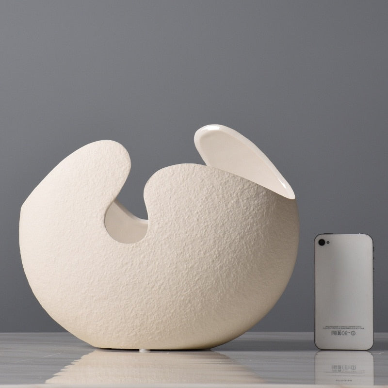 Luxury White Ceramic Vase