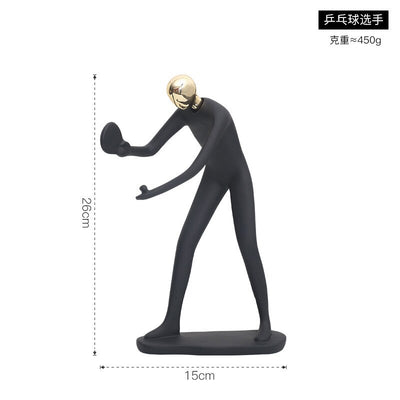 Abstract Sports Statue