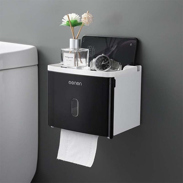 Wall Mounted Plastic Tissue Holder