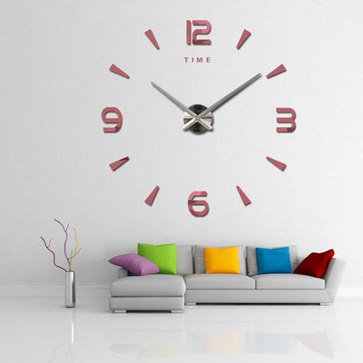 3D Quartz Large Wall Clock