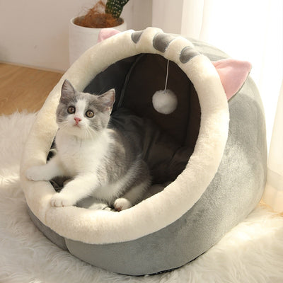 Cute and Comfortable Foldable Cat Bed