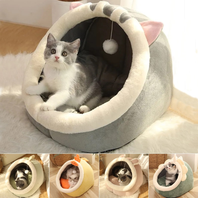 Cute and Comfortable Foldable Cat Bed