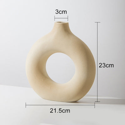 Donuts Ceramic Vase