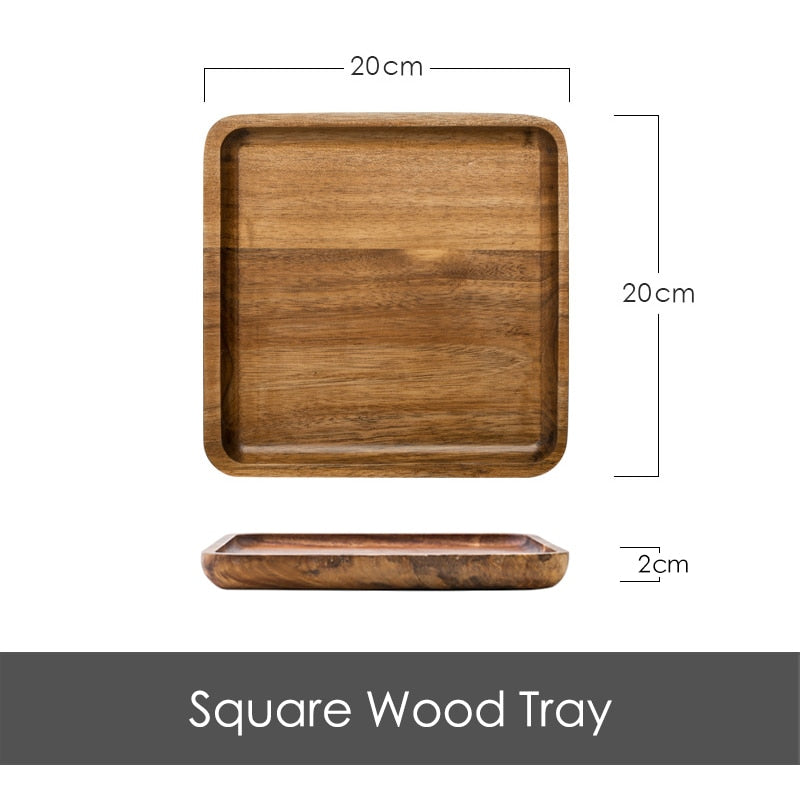 Acacia Wood Serving Tray