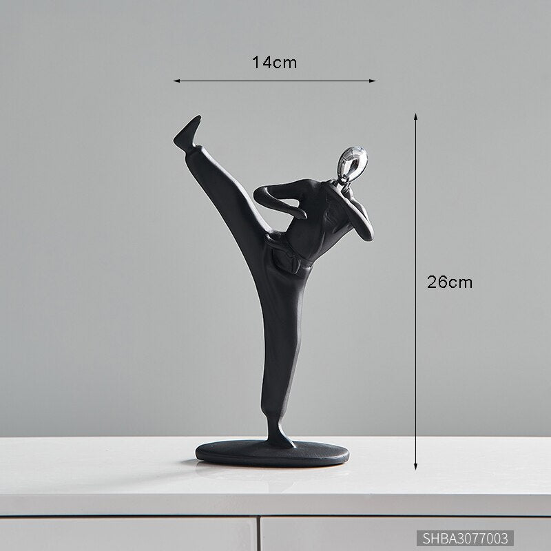 Abstract Sports Statue