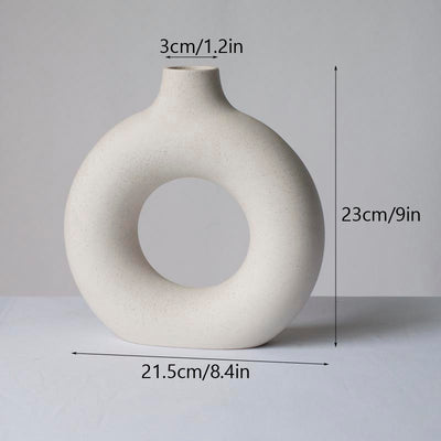 Donuts Ceramic Vase