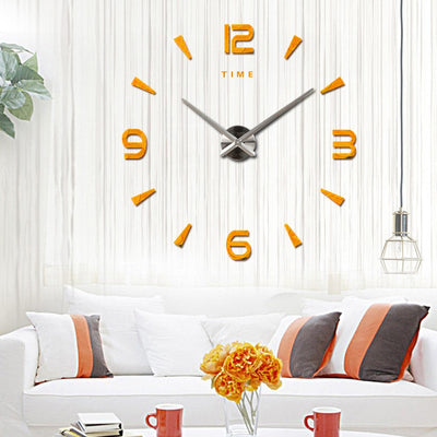 3D Quartz Large Wall Clock