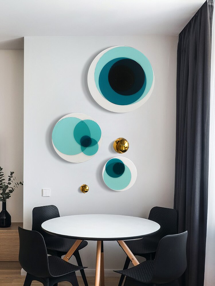 Acrylic Three-dimensional Circular Wall Decoration