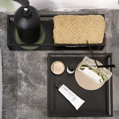 Black Plate Storage Tray