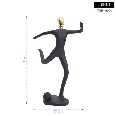 Abstract Sports Statue