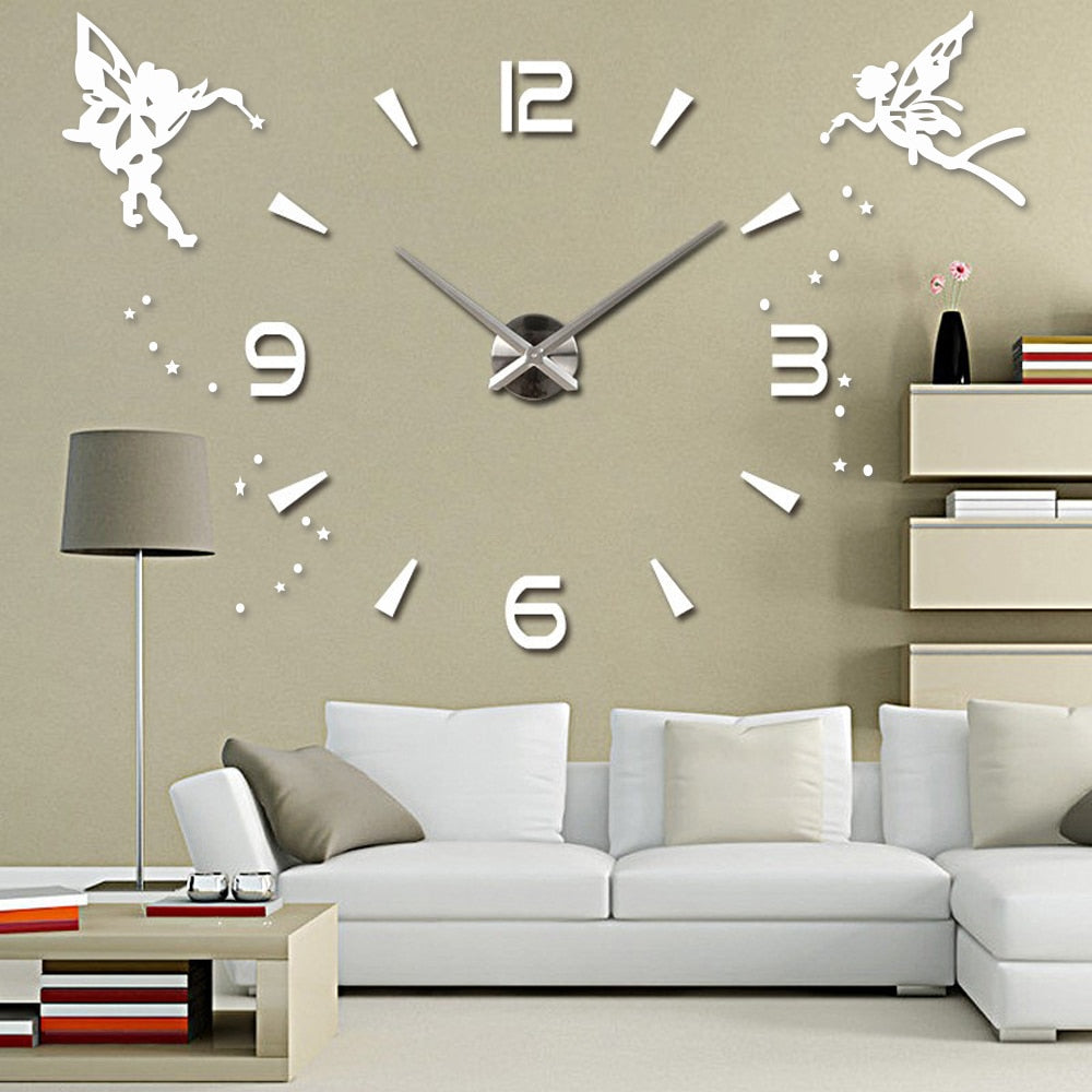 3D Quartz Large Wall Clock