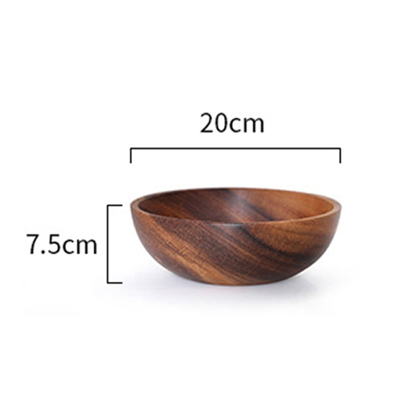 Acacia anti-scalding Bowls