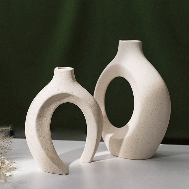 White Matte Vase