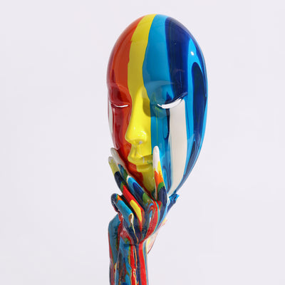 Creative Painted Colorful Abstract mask