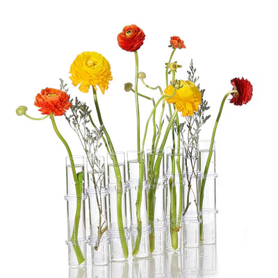 Clear Glass Vase Tubes