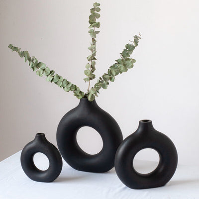 Donuts Ceramic Vase