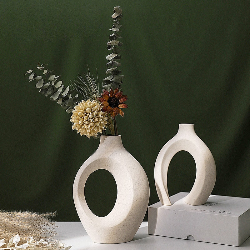 White Matte Vase