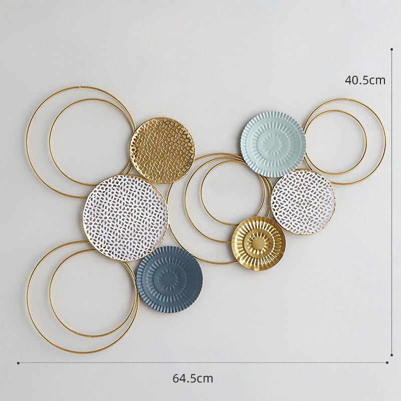 Spiral Luxury Handmade Metal Wall Decoration